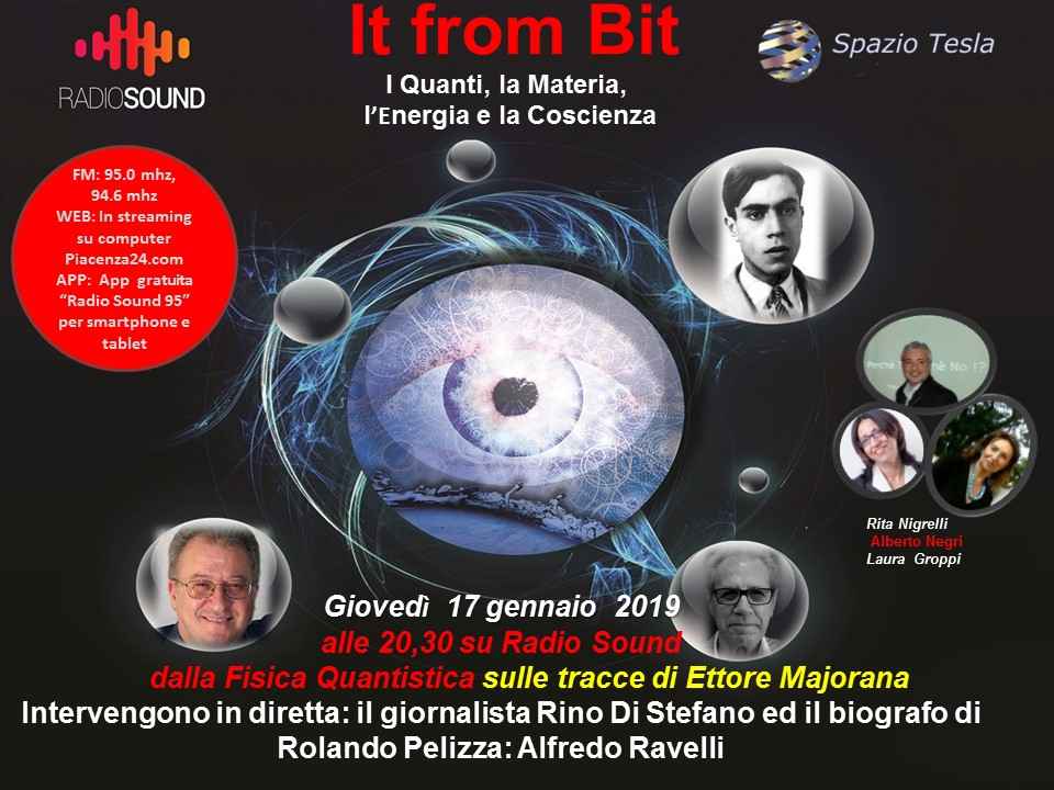 IT FROM BIT 17 gennaio, Ettore Majorana