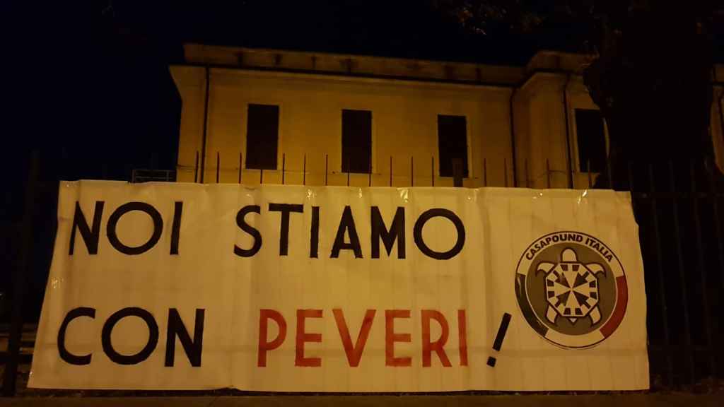 CasaPound esprime solidarietà e vicinanza ad Angelo Peveri