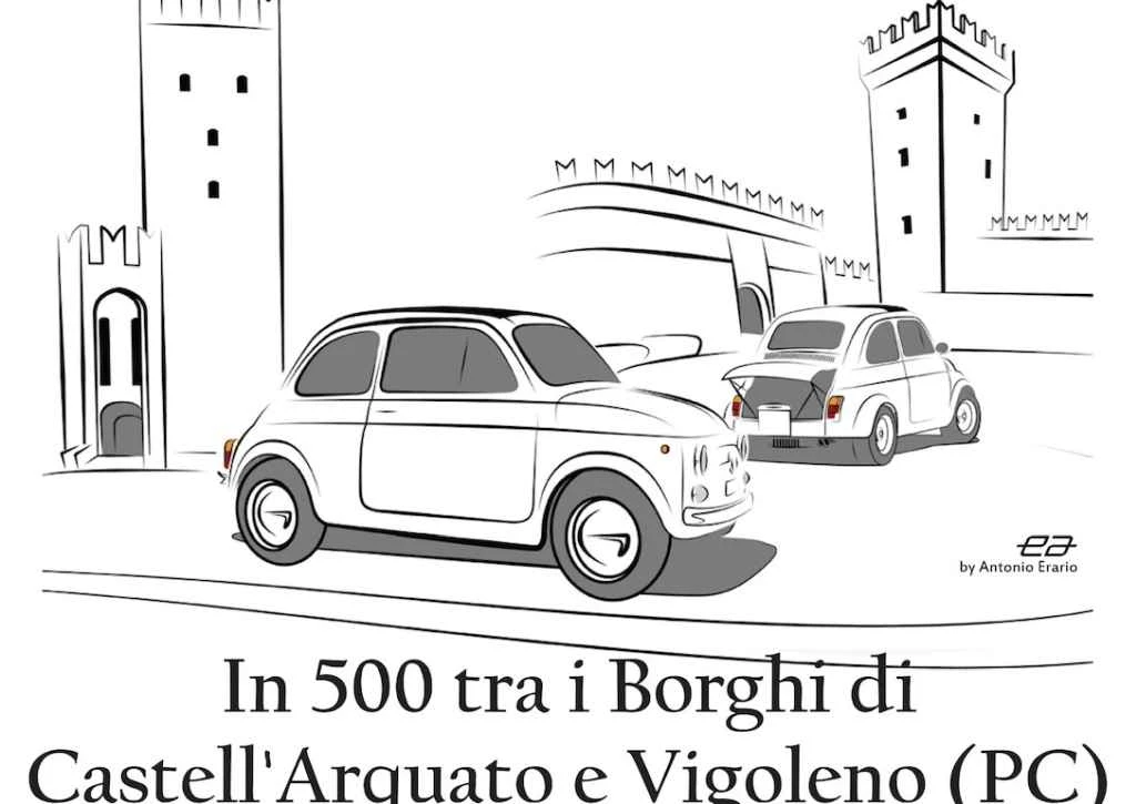 In 500 tra i Borghi di Castell'Arquato e Vigoleno