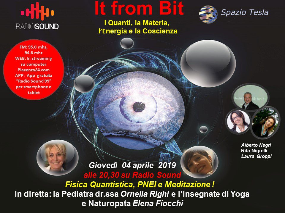 it from bit It From Bit, Fisica Quantistica, PNEI