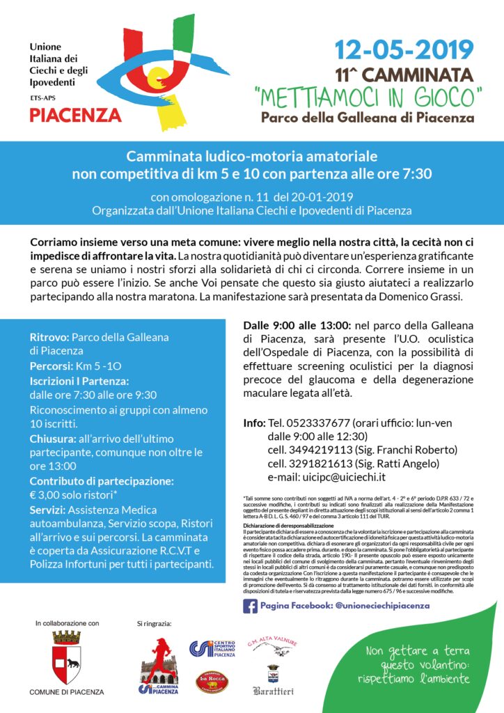 Camminata “Mettiamoci in gioco”