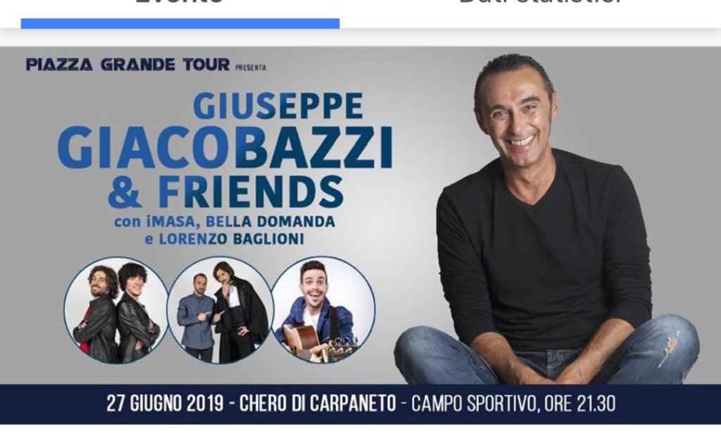 Giacobazzi Piazza Grande Tour 2019