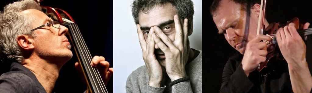 Bruno Chevillon, Michele Rabbia e Régis Huby al Milestone il 23 novembre