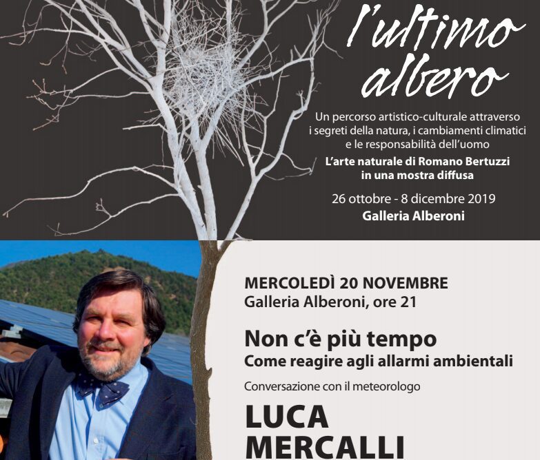 Allarmi ambientali, Luca Mercalli alla Galleria Alberoni di Piacenza