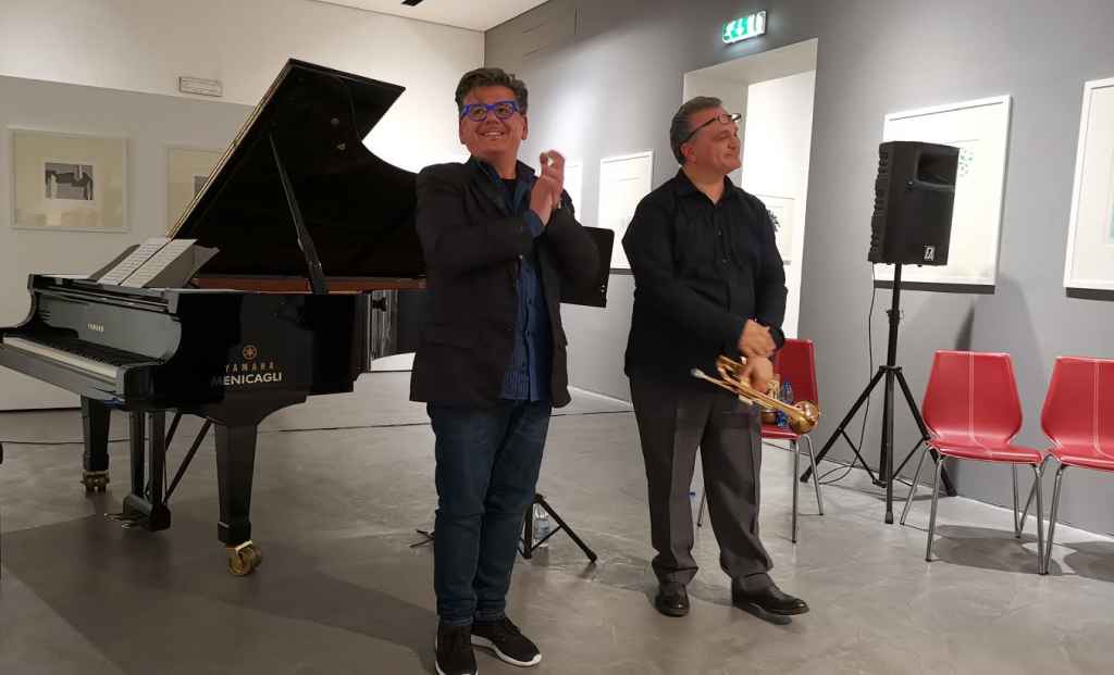 Il pianista Riccardo Arrighini e il trombettista Andrea Tofanelli al Milestone il 28 dicembre