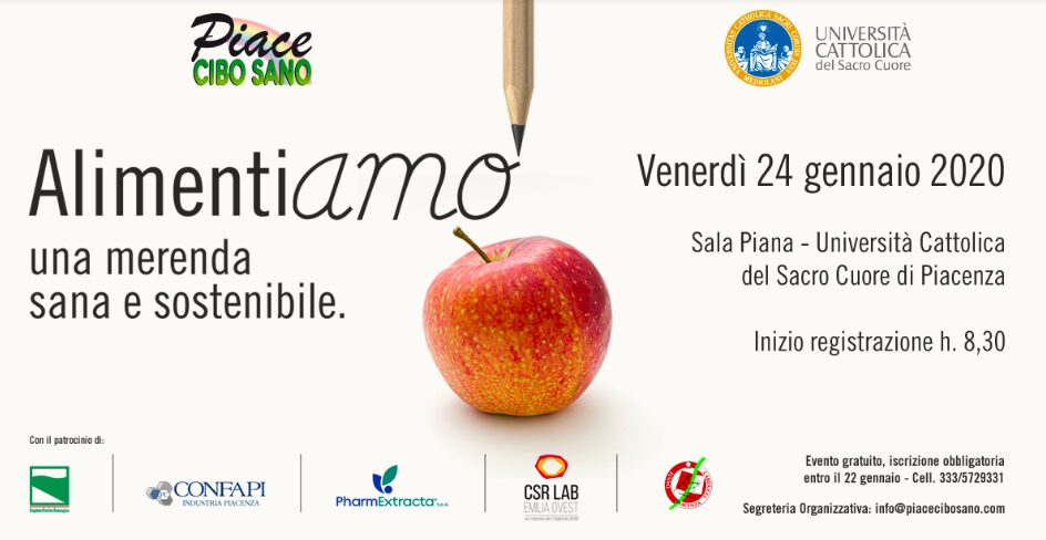“AlimentiAMO una merenda sana e sostenibile” all'Università Cattolica