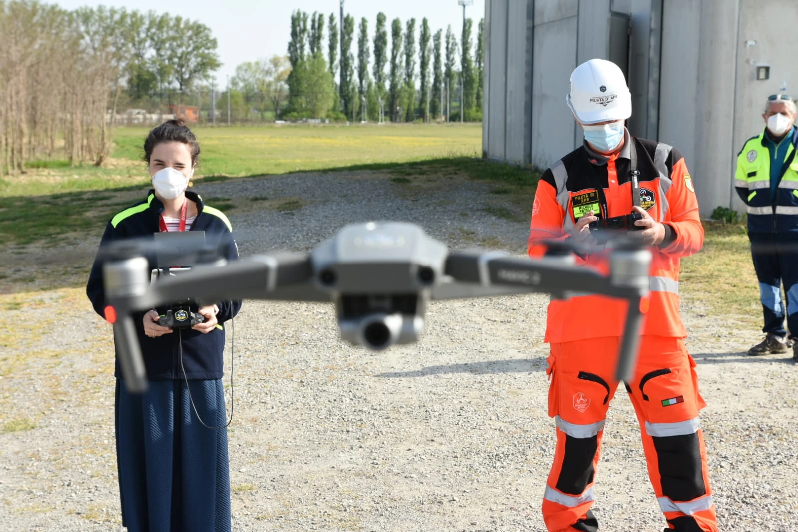 Coronavirus, i droni di Rescue Drones Network in ausilio alla Polizia Locale – FOTO