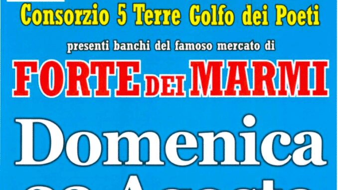 "Mercato del Forte" il 23 agosto a Cadeo