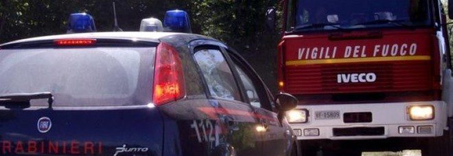 Carabinieri e vigili del fuoco