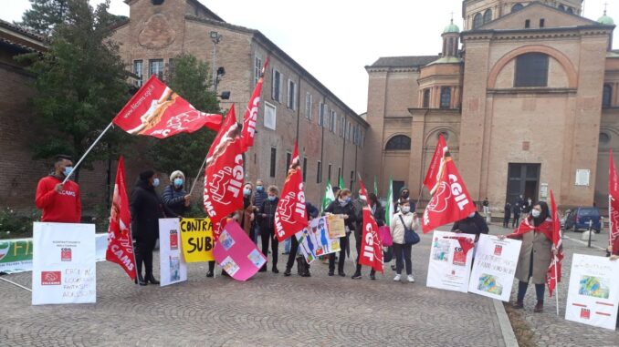 Sciopero Piacenza Multiservizi
