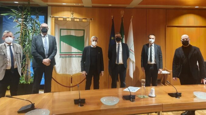 Incontro presidente Bonaccini e assessore Corsini coi vertici di Ascom-Confcommercio e Confesercenti