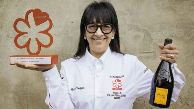 Isa-Mazzocchi-chef-stella-Michelin-Donna-Chef-2021-champagne-Veuve-Clicquot