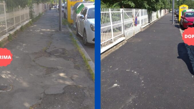 Via Castagna prima e dopo