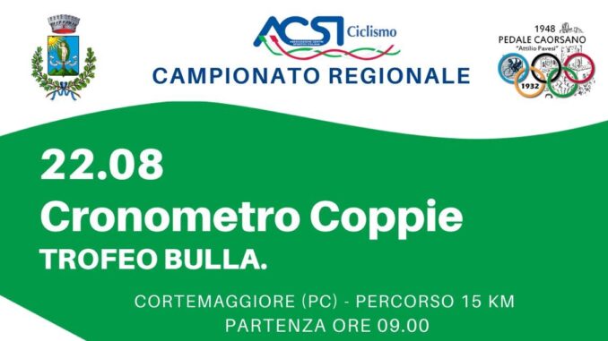crono coppie pedale caorsano