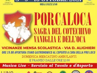Sagra Porcaloca  a Croce Santo Spirito di Castelvetro dall'8 al 10 ottobre