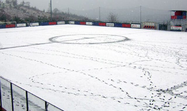 calcio dilettanti neve
