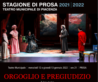 “Orgoglio e pregiudizio”, Arturo Cirillo in scena al Municipale il 12 e 13 gennaio