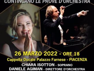"Kammer Oper, Continuano le prove d'orchestra" il 26 marzo alla Cappella Ducale del Palazzo Farnese con gli Amici della Lirica