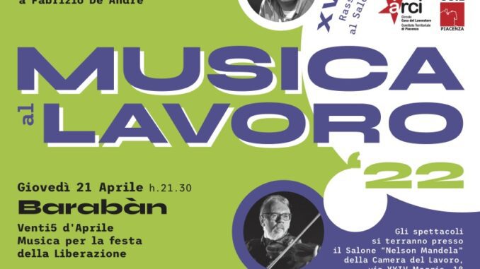 Diciottesima edizione di Musica al Lavoro, appuntamenti dal 17 marzo al 24 novembre