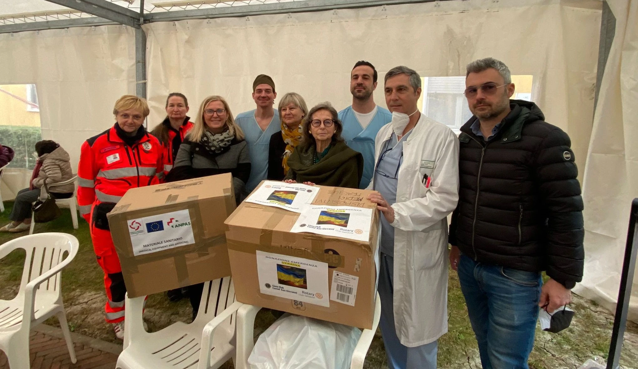 Materiale medico per l’ospedale di Sumy, la Val Tidone risponde all’appello del dottor Marco Stabile. Progetto Vita dona due defibrillatori – AUDIO