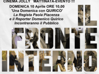 Le tappe a Milano, Palermo, Aosta e Torino scandiscono i quattro capitoli di un percorso nelle realtà difficili del nostro Paese: un viaggio nel Paese degli ultimi. Davanti alla macchina da presa finiscono tante persone – adulte e minori, italiane e immigrate, con un lavoro e senza – per i problemi più disparati (da aspetti sanitari a esigenze abitative e alimentari, passando per la complessità della scuola e per il rapporto della società civile con la mafia) e interlocutori esperti che cercano di analizzare lo stato delle cose. Il fronte interno è un film che evita la retorica, e in cui perfino Quirico si interroga sul suo mestiere e fa constatazioni amare. Prodotto da Luca Guadagnino (produzione Frenesy Film con Rai Cinema), il documentario è stato presentato alla 39esima edizione del Torino Film Festival e all’estero, per esempio all’International Documentary Film Festival Amsterdam. Le riprese sono iniziate prima dello scoppio della pandemia e hanno seguito il viaggio di Domenico Quirico lungo lo Stivale. L’indagine condotta dalla giornalista (Io Donna del Corriere della Sera e Rai Radio3) e filmmaker Paola Piacenza in compagnia di Domenico Quirico (La Stampa) nasce dall’urgenza di focalizzarsi sulla questione della povertà in Italia; il problema era evidente già prima della pandemia, ma è stato acuito dall’emergenza sanitaria mondiale: non è più povero chi non lavora, ma chi è povero lo è nonostante il lavoro. I due avevano già collaborato per il film Ombre dal fondo, dove il giornalista astigiano raccontava la sua storia e il suo lavoro in territori afflitti da crisi umanitarie e attraversati da conflitti e pericoli (Libia, Sudan, Tunisia, Egitto, Somalia, Siria…) inclusa l’esperienza del sequestro.