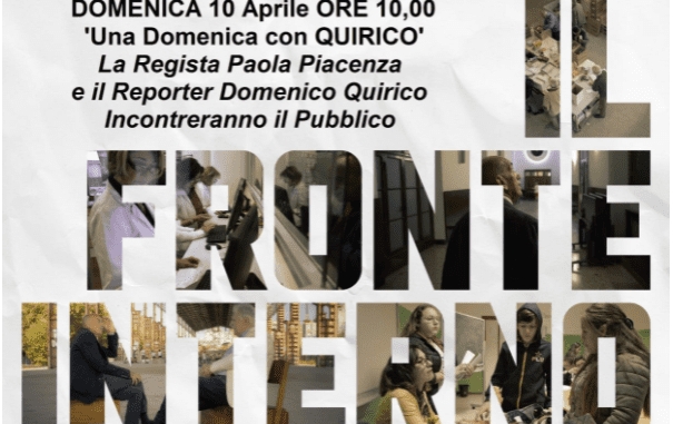 Le tappe a Milano, Palermo, Aosta e Torino scandiscono i quattro capitoli di un percorso nelle realtà difficili del nostro Paese: un viaggio nel Paese degli ultimi. Davanti alla macchina da presa finiscono tante persone – adulte e minori, italiane e immigrate, con un lavoro e senza – per i problemi più disparati (da aspetti sanitari a esigenze abitative e alimentari, passando per la complessità della scuola e per il rapporto della società civile con la mafia) e interlocutori esperti che cercano di analizzare lo stato delle cose. Il fronte interno è un film che evita la retorica, e in cui perfino Quirico si interroga sul suo mestiere e fa constatazioni amare. Prodotto da Luca Guadagnino (produzione Frenesy Film con Rai Cinema), il documentario è stato presentato alla 39esima edizione del Torino Film Festival e all’estero, per esempio all’International Documentary Film Festival Amsterdam. Le riprese sono iniziate prima dello scoppio della pandemia e hanno seguito il viaggio di Domenico Quirico lungo lo Stivale. L’indagine condotta dalla giornalista (Io Donna del Corriere della Sera e Rai Radio3) e filmmaker Paola Piacenza in compagnia di Domenico Quirico (La Stampa) nasce dall’urgenza di focalizzarsi sulla questione della povertà in Italia; il problema era evidente già prima della pandemia, ma è stato acuito dall’emergenza sanitaria mondiale: non è più povero chi non lavora, ma chi è povero lo è nonostante il lavoro. I due avevano già collaborato per il film Ombre dal fondo, dove il giornalista astigiano raccontava la sua storia e il suo lavoro in territori afflitti da crisi umanitarie e attraversati da conflitti e pericoli (Libia, Sudan, Tunisia, Egitto, Somalia, Siria…) inclusa l’esperienza del sequestro. Le tappe a Milano, Palermo, Aosta e Torino scandiscono i quattro capitoli di un percorso nelle realtà difficili del nostro Paese: un viaggio nel Paese degli ultimi. Davanti alla macchina da presa finiscono tante persone – adulte e minori, italiane e immigrate, con un lavoro e senza – per i problemi più disparati (da aspetti sanitari a esigenze abitative e alimentari, passando per la complessità della scuola e per il rapporto della società civile con la mafia) e interlocutori esperti che cercano di analizzare lo stato delle cose. Il fronte interno è un film che evita la retorica, e in cui perfino Quirico si interroga sul suo mestiere e fa constatazioni amare. Prodotto da Luca Guadagnino (produzione Frenesy Film con Rai Cinema), il documentario è stato presentato alla 39esima edizione del Torino Film Festival e all’estero, per esempio all’International Documentary Film Festival Amsterdam. Le riprese sono iniziate prima dello scoppio della pandemia e hanno seguito il viaggio di Domenico Quirico lungo lo Stivale. L’indagine condotta dalla giornalista (Io Donna del Corriere della Sera e Rai Radio3) e filmmaker Paola Piacenza in compagnia di Domenico Quirico (La Stampa) nasce dall’urgenza di focalizzarsi sulla questione della povertà in Italia; il problema era evidente già prima della pandemia, ma è stato acuito dall’emergenza sanitaria mondiale: non è più povero chi non lavora, ma chi è povero lo è nonostante il lavoro. I due avevano già collaborato per il film Ombre dal fondo, dove il giornalista astigiano raccontava la sua storia e il suo lavoro in territori afflitti da crisi umanitarie e attraversati da conflitti e pericoli (Libia, Sudan, Tunisia, Egitto, Somalia, Siria…) inclusa l’esperienza del sequestro.