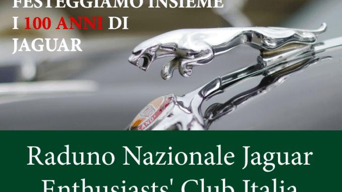 100 Anni di Jaguar a Gropparello, il 23 aprile Raduno nazionale del Jaguar Enthusiasts' Club 