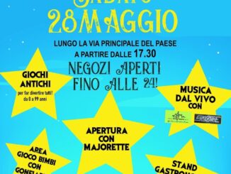 Notte D'estate a Gragnano il 28 maggio lungo la via principale del paese