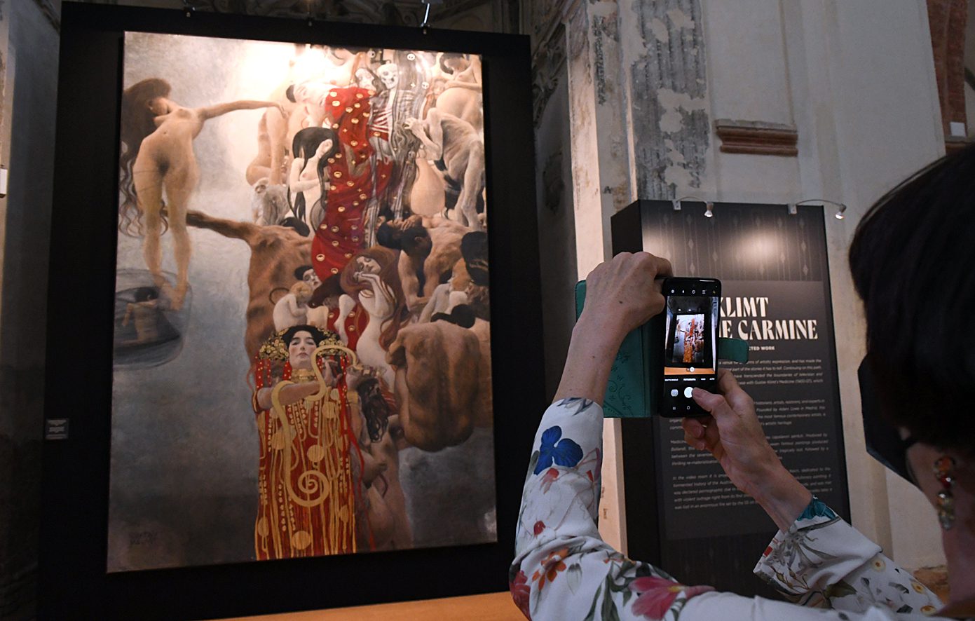Tecnologia a serviço da cultura: “Medicina”, obra proibida de Klimt que foi destruída, volta à vida no Carmine