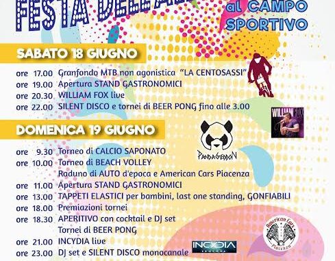 Festa dell’Allegria a Gropparello dal 18 al 20 giugno