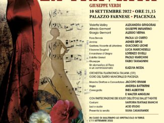 "La Traviata" di Verdi il 10 settembre a Palazzo Farnese con l'associazione Amici della Lirica