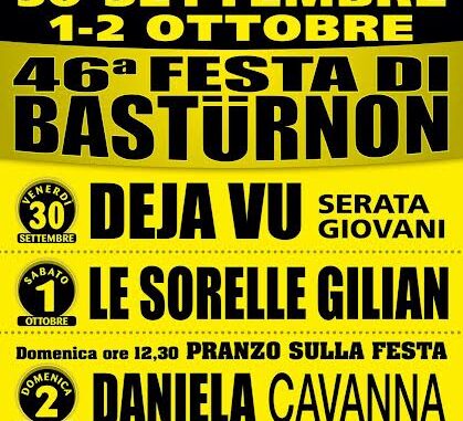 46^ Festa di Basturnon a Tuna di Gazzola dal 30 Settembre al 2 Ottobre