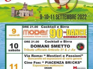 Sagra Dal Nadar 2022 a Caorso dal 9 all'11 settembre