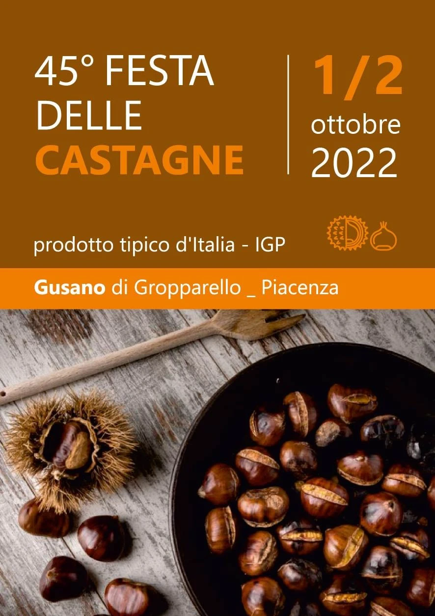 45^ Festa delle Castagne a Gusano di Gropparello l'1 e 2 ottobre
