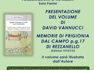 Al PalabancaEventi il 10 ottobre, presentazione del libro di David Vannucci sul campo di prigionia di Rezzanello