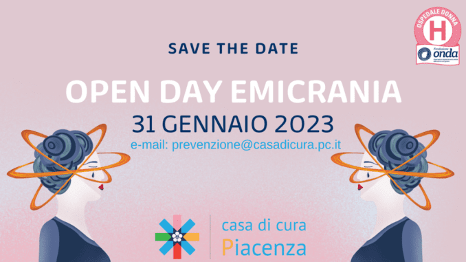 Open Day Emicrania, il 31 Gennaio alla Casa di Cura Piacenza consulenze sul tema