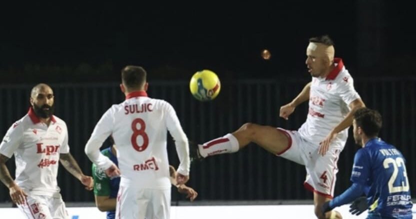 Piacenza, una foto del match con la Feralpi