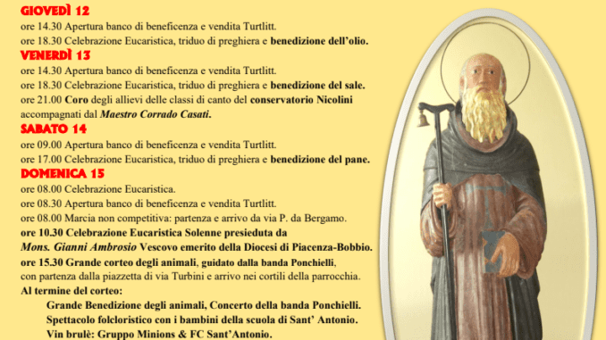 Sagra di S.Antonio a Trebbia dal 12 al 17 gennaio