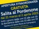 Salita al Pordenone apertura