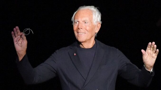 Giorgio Armani laurea honoris causa