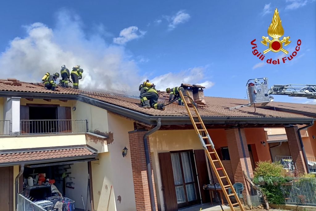 Incendio a Turro