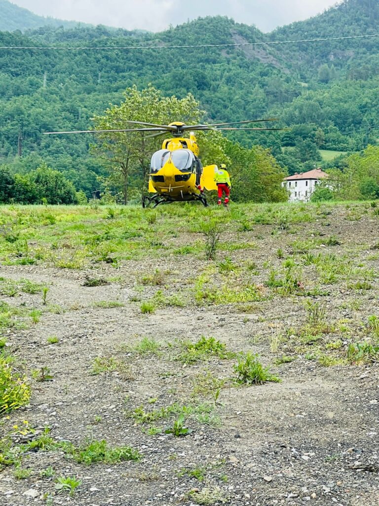 Schianto frontale moto