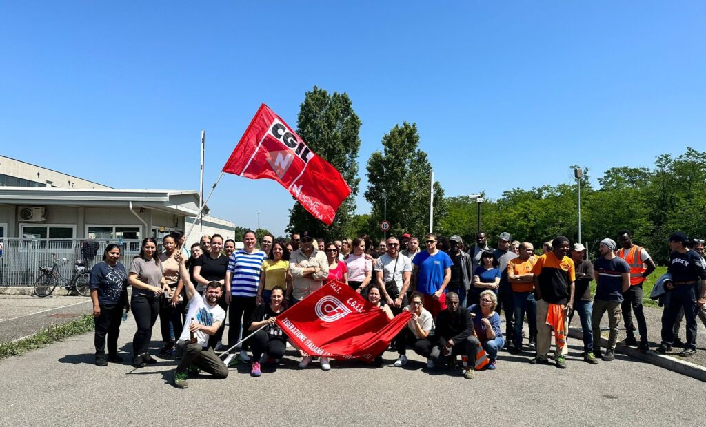 sciopero Rinascente Cgil