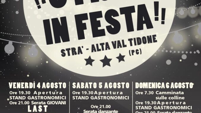 Strà in Festa 2023 Strà in Festa dal 4 al 6 agosto
