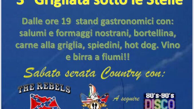 Grigliata sotto le stelle Gusano Gropparello