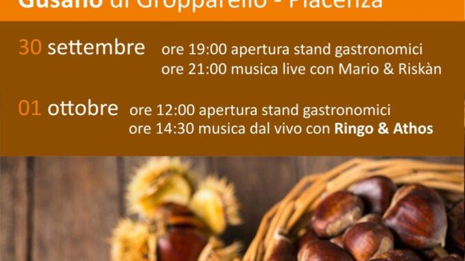 Festa delle Castagne IGP a Gusano di Gropparello