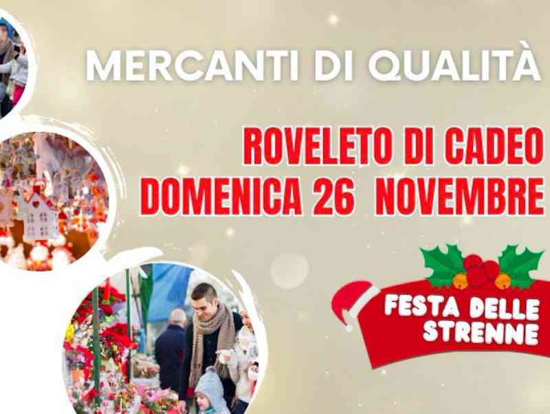 Festa delle Strenne, a Roveleto di Cadeo il 26 novembre