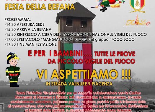 Festa della Befana 2024 Piacenza