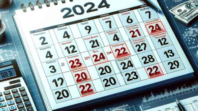 Calendario Fiscale 2024