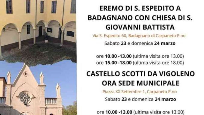 Carpaneto Piacentino Giornate Fai di Primavera